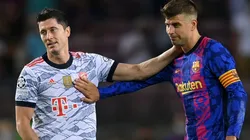 Robert Lewandowski en el Camp Nou.