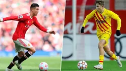 Cristiano Ronaldo y Fermín López Marín.