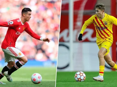 Un canterano de Barcelona metió un golazo de chilena y lo festejó a lo CR7