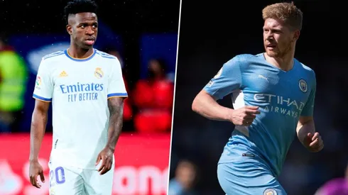 Vinícius Júnior y Kevin De Bruyne.
