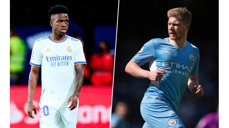 Vinícius Júnior y Kevin De Bruyne.