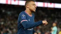 Kylian Mbappé en partido de la Ligue 1.