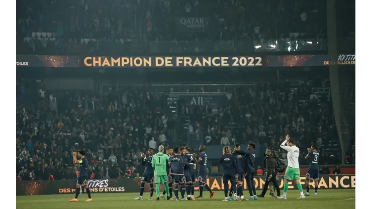 PSG no pudo festejar con sus hinchas en el Parque de los Príncipes.