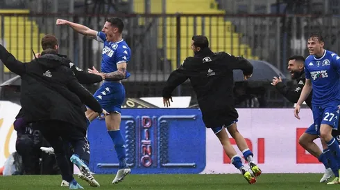 Gol de Pinamonti en la remontada de Empoli frente a Napoli