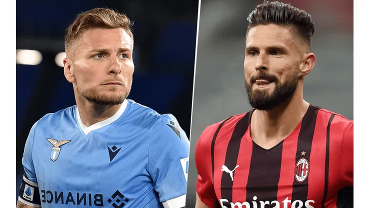 Lazio vs. Milan por la Serie A de Italia (Fotos: Getty Images)