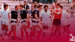 La expulsión más rápida en la historia de los Mundiales.