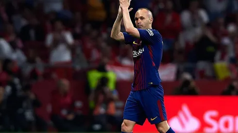 Iniesta en partido ante Sevilla en 2018.