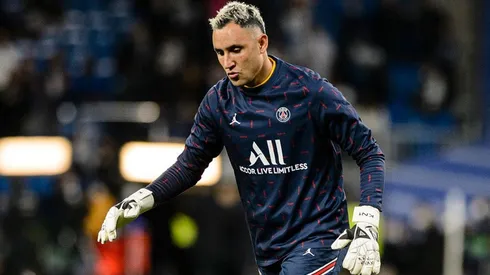 Keylor Navas en entrenamiento con PSG.