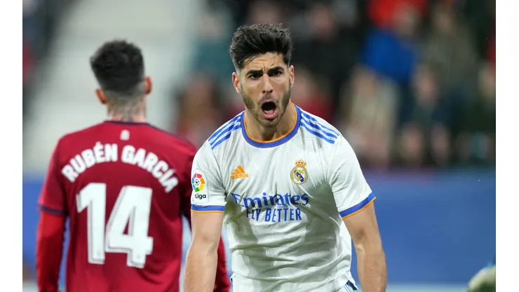 Marco Asensio, el autor del segundo de Real Madrid.