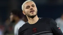 Icardi iba a jugar, pero se lesionó en el calentamiento.