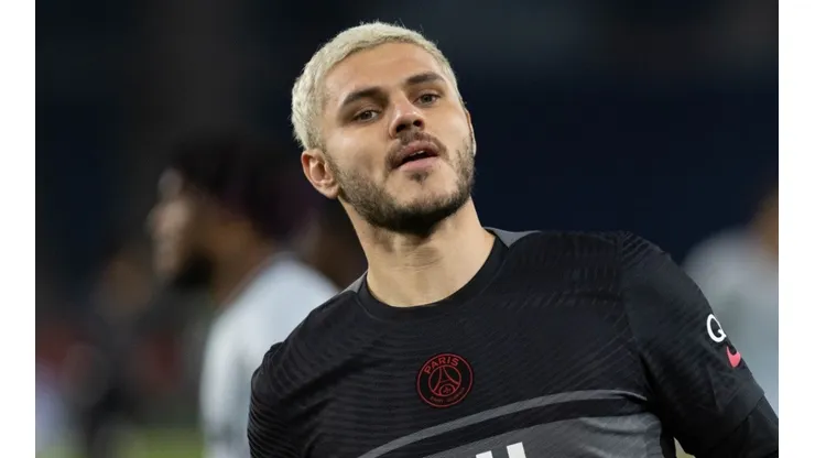 Icardi iba a jugar, pero se lesionó en el calentamiento.