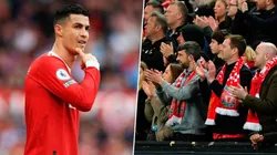 Cristiano Ronaldo recibió el calor de Anfield Road en su difícil momento.