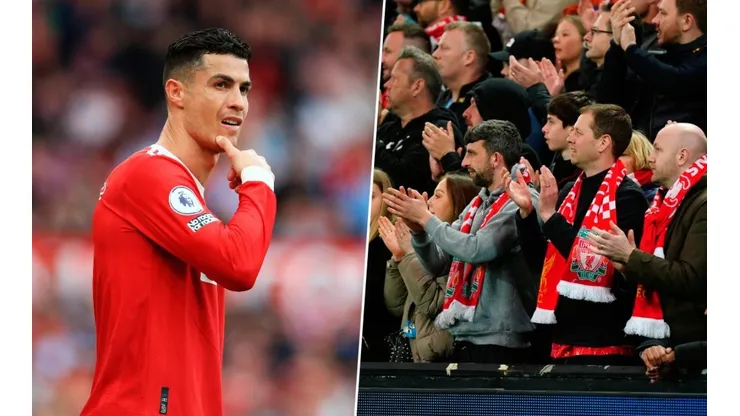 Cristiano Ronaldo recibió el calor de Anfield Road en su difícil momento.