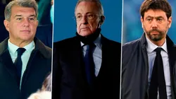 Joan Laporta, Florentino Pérez, Andrea Agnelli