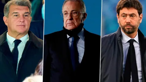 Joan Laporta, Florentino Pérez, Andrea Agnelli