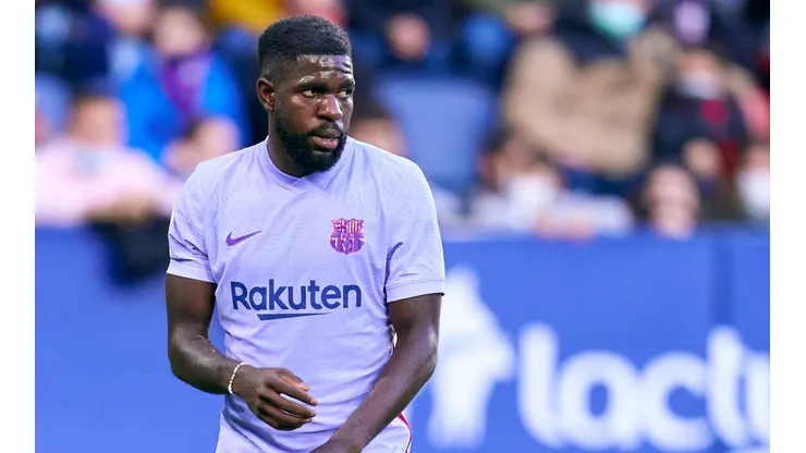 Samuel Umtiti y una polémica reacción.
