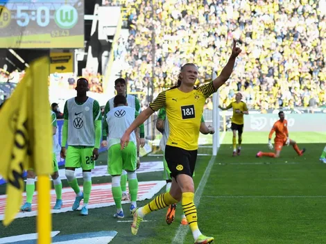 Borussia Dortmund goleó y Haaland volvió al gol con un doblete