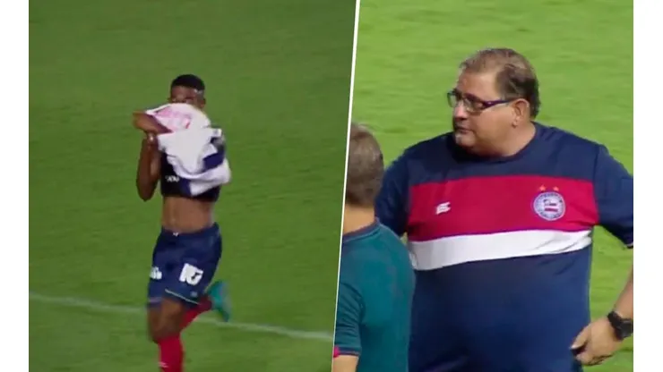 ¡El 'genio' de Borel en su festejo!