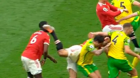 La particular jugada de Maguire.