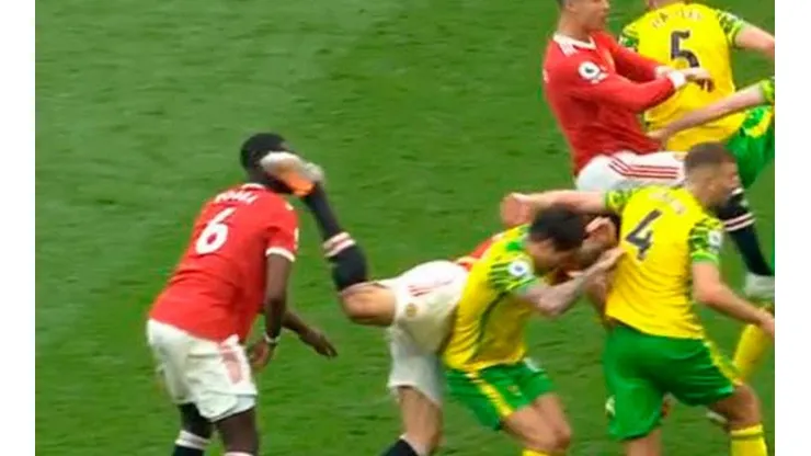 La particular jugada de Maguire.