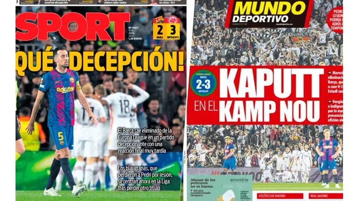 Portadas sobre Barcelona en España.