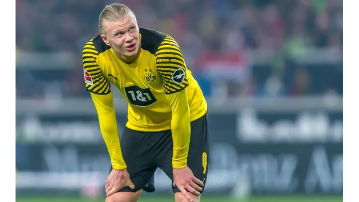 Erling Haaland, delantero del Borussia Dortmund.