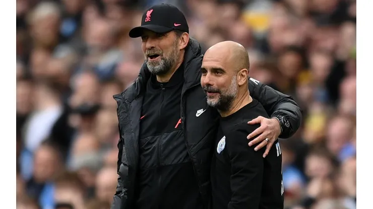 Jürgen Klopp y Pep Guardiola, una rivalidad impresionante entre los entrenadores (Foto: Getty Images).