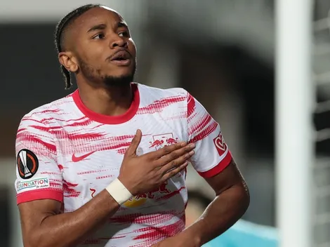 Con un doblete de Nkunku, Leipzig eliminó a Atalanta