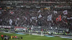 Fans del Eintracht Frankfurt.