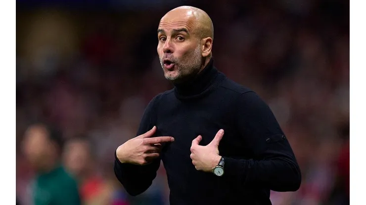 Guardiola en dirección deCity.