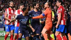 Atlético de Madrid vs. Manchester City terminó en pelea.