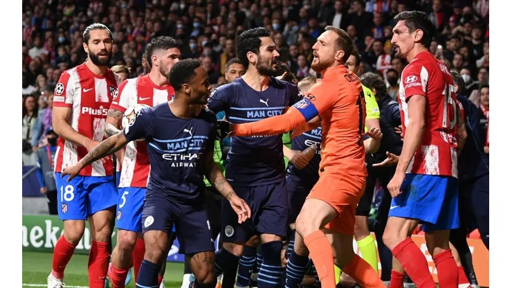 Atlético de Madrid vs. Manchester City terminó en pelea.