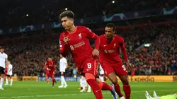 Roberto Firmino, autor de un doblete en Anfield Road.