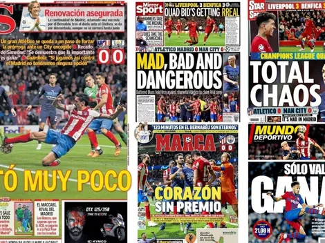 Las portadas de los medios tras la 'batalla' del Wanda Metropolitano