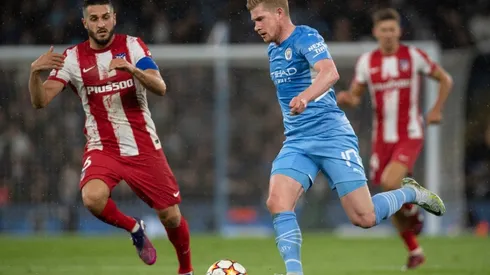 Imágenes del encuentro de ida entre Manchester City y Atlético de Madrid.