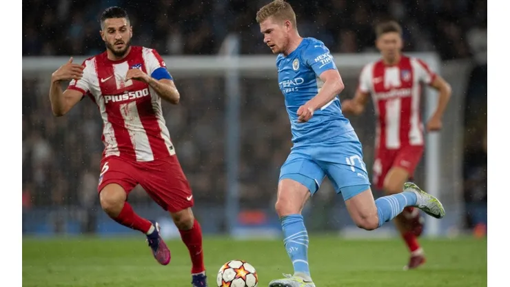 Imágenes del encuentro de ida entre Manchester City y Atlético de Madrid.