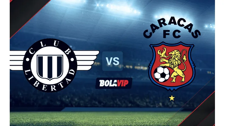 Libertad vs. Caracas por la Copa Libertadores.