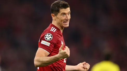 Lewandowski piensa en una salida del Bayern.