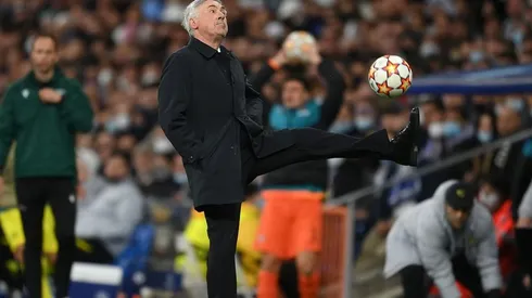 Ancelotti en dirección de Real Madrid.