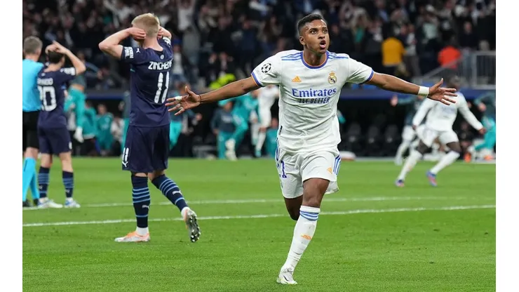 Festejo de Rodrygo.