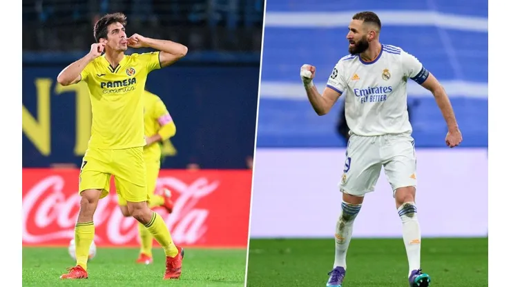 Gerard Moreno y Karim Benzema.