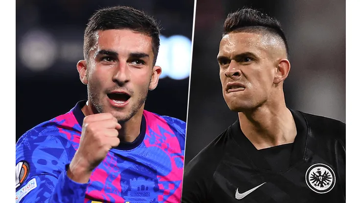 Barcelona vs. Frankfurt por la Europa League (Fotos: Getty).