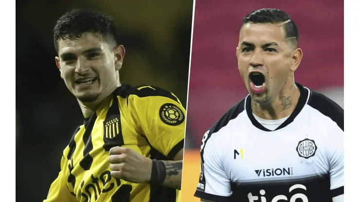 Peñarol vs. Olimpia por la Copa Libertadores (Fotos: Getty Images)