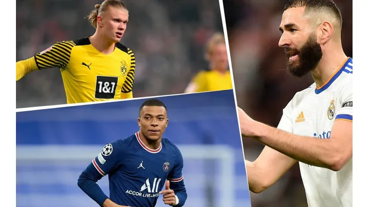 Mbappé, Haaland, Benzema