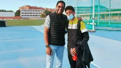 Padre e hijo. Rey y heredero. Javier y Jaxier Sotomayor