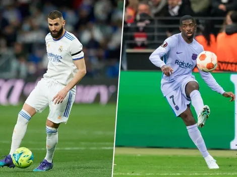 Dembélé igualó una marca de Benzema en casi la mitad de partidos