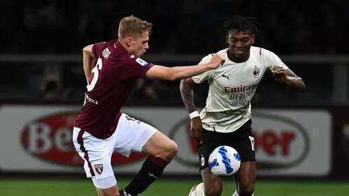 David Zima y Rafael Leão.