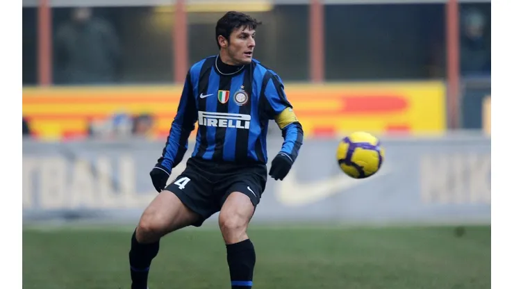 Javier Zanetti, uno de los que más jugó