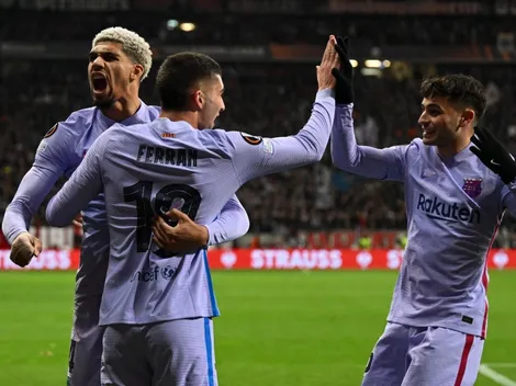 Barcelona igualó ante Eintracht Frankfurt y definirá la serie en el Camp Nou