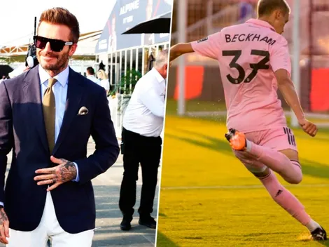 Como su padre: la asistencia impecable de Romeo Beckham